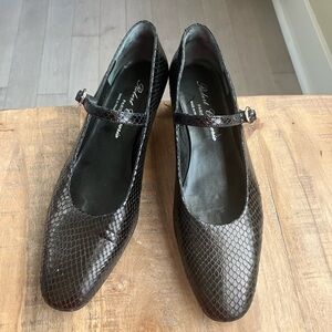 Robert Clergerie black leather shoes
